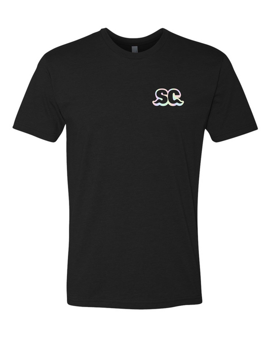 Adult Short Sleeve Holographic "SC" Logo Tee