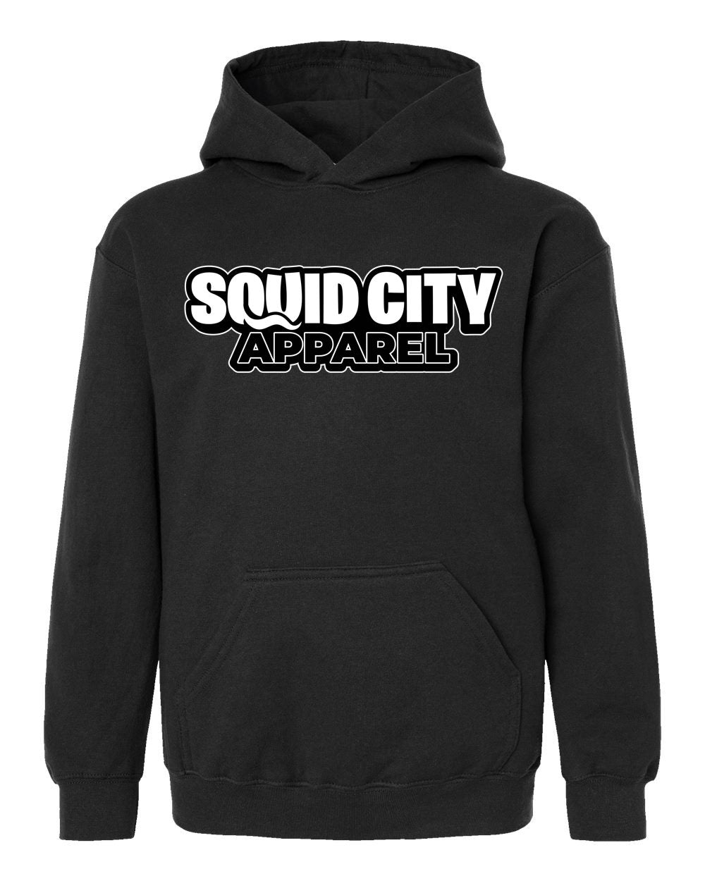 Youth Black Squid City Hoodie