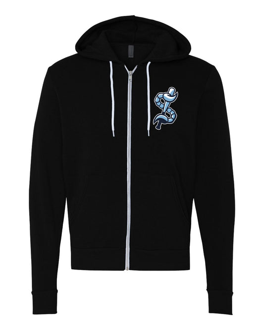 Adult Unisex NY Scorpions Fleece Full Zip up Hoodie