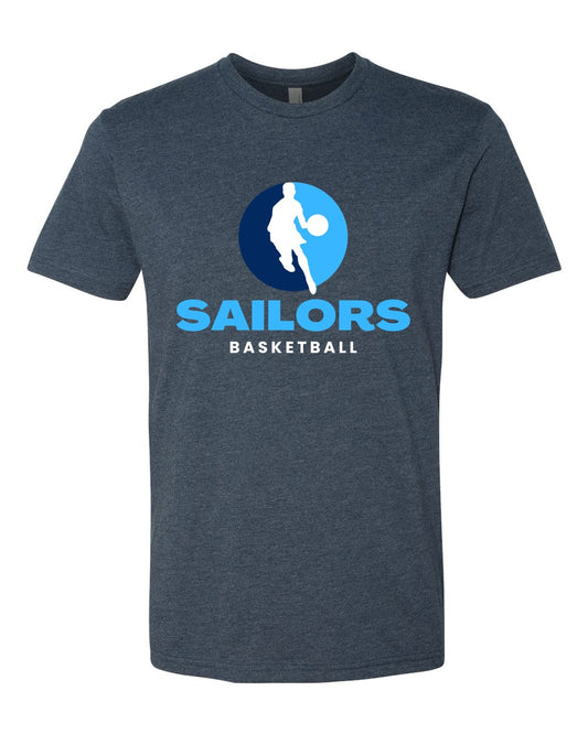 Adult Oceanside Sailors Basketball Tee Shirt