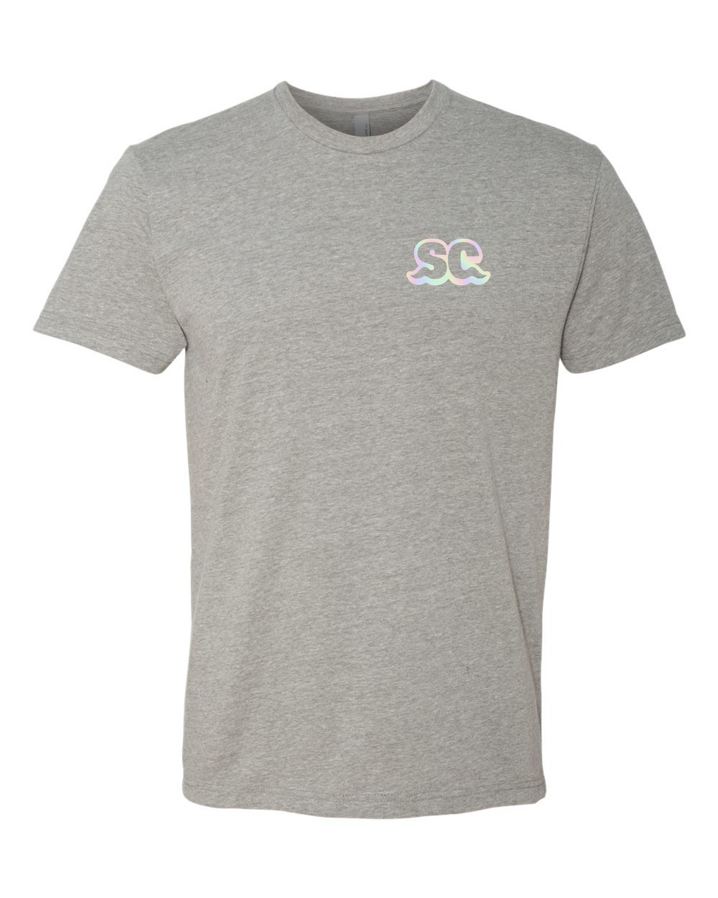 Adult Short Sleeve Holographic "SC" Logo Tee