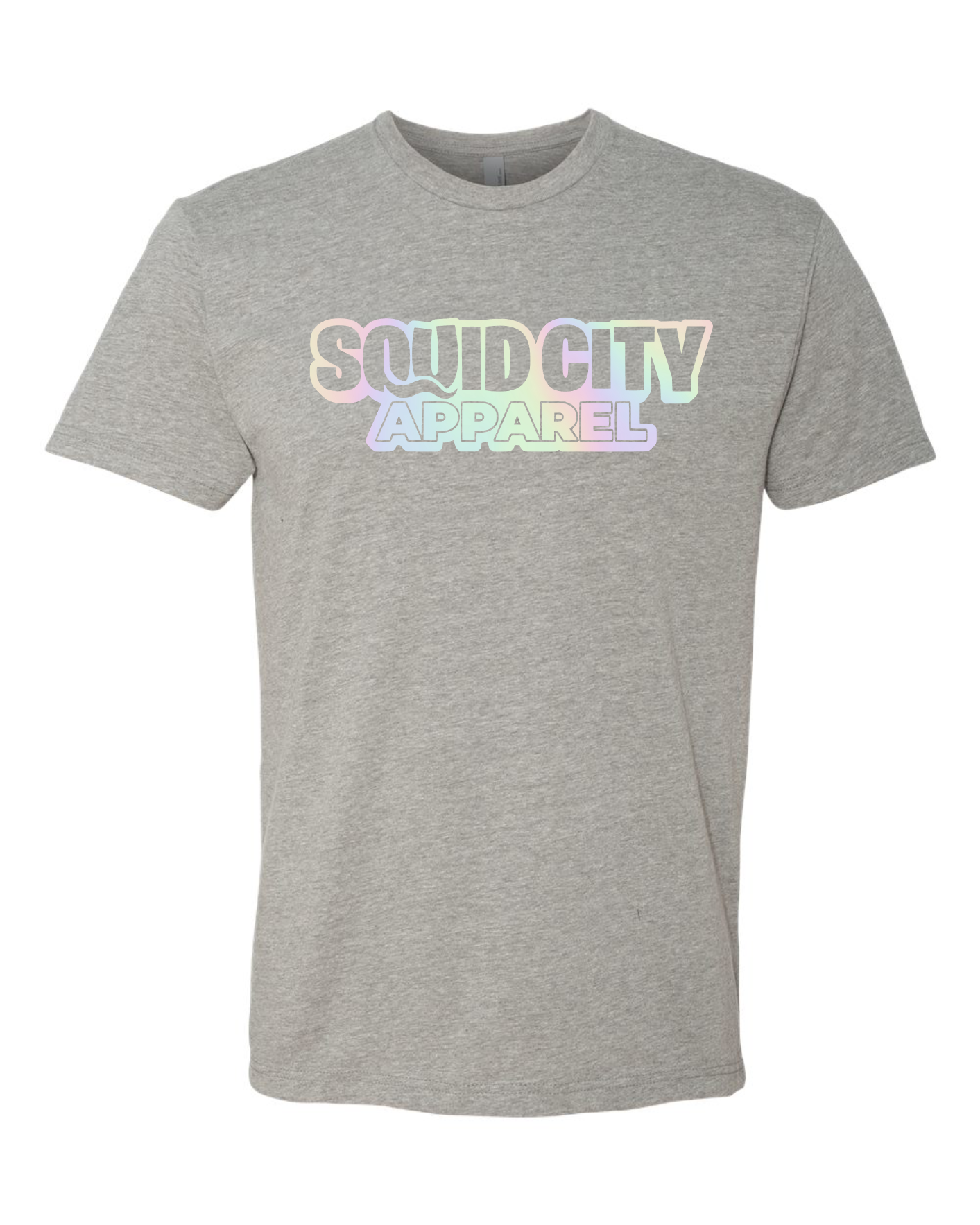 Adult Short Sleeve Holographic Squid City Tee