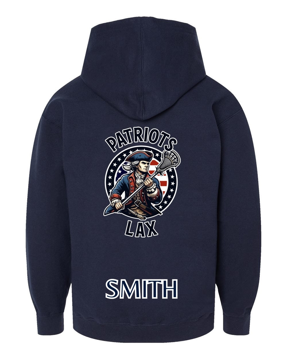 Youth Patriot Lax Hoodie with Name