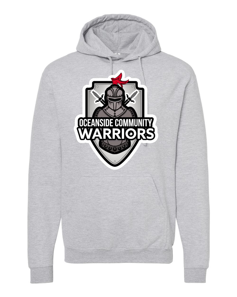 Adult Grey Warriors Hoodie